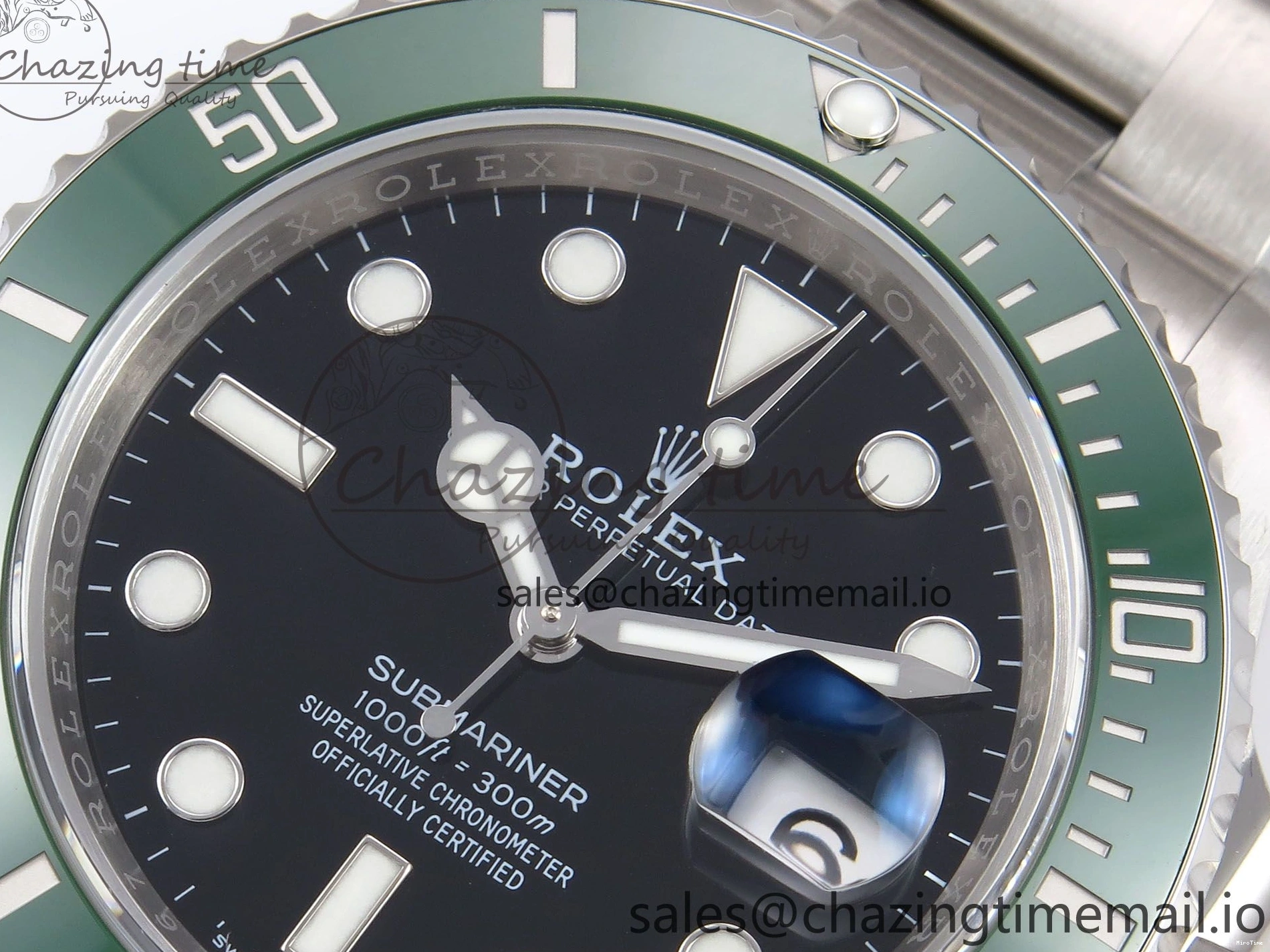 MiroTime 0113 Submariner 41mm 126610 LV Green Ceramic EWEF Best Edition on Bracelet SH Durable 1035